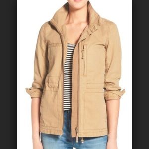 NWOT Khaki/Tan Madewell Fleet Jacket